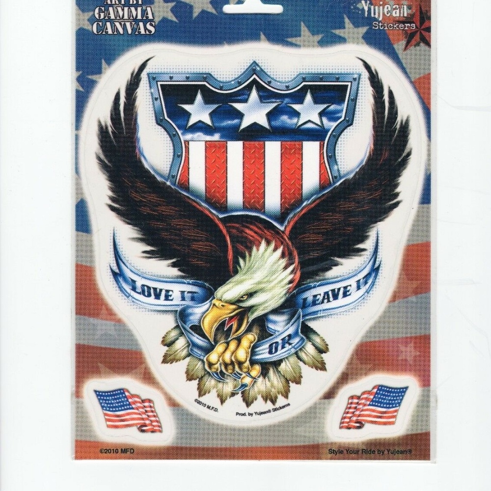 Yulean Love It Or Leave It Sticker Set JA297 LOVE